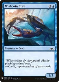 Wishcoin Crab - The List Reprints - Magic: The Gathering card
