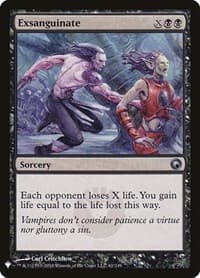Exsanguinate - The List Reprints - Magic: The Gathering card