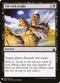 Fill with Fright - The List Reprints - Magic: The Gathering card