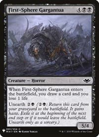 First-Sphere Gargantua - The List Reprints - Magic: The Gathering card