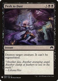 Flesh to Dust - The List Reprints - Magic: The Gathering card