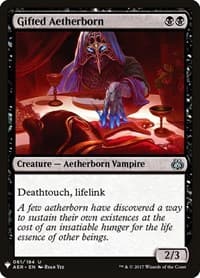 Gifted Aetherborn - The List Reprints - Magic: The Gathering card