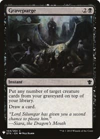 Gravepurge - The List Reprints - Magic: The Gathering card