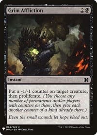 Grim Affliction - The List Reprints - Magic: The Gathering card