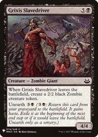 Grixis Slavedriver - The List Reprints - Magic: The Gathering card