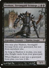 Haakon, Stromgald Scourge - The List Reprints - Magic: The Gathering card