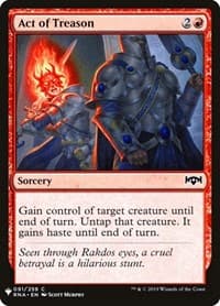 Act of Treason - The List Reprints - Magic: The Gathering card