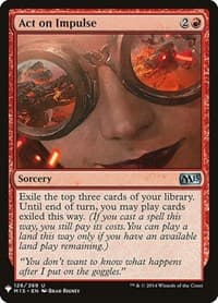 Act on Impulse - The List Reprints - Magic: The Gathering card