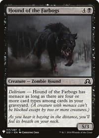 Hound of the Farbogs - The List Reprints - Magic: The Gathering card