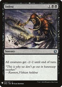 Infest - The List Reprints - Magic: The Gathering card