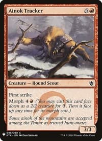 Ainok Tracker - The List Reprints - Magic: The Gathering card