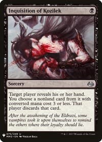 Inquisition of Kozilek - The List Reprints - Magic: The Gathering card