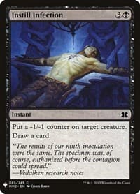 Instill Infection - The List Reprints - Magic: The Gathering card