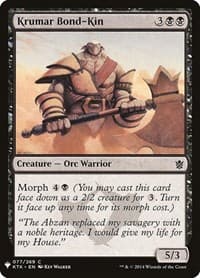 Krumar Bond-Kin - The List Reprints - Magic: The Gathering card
