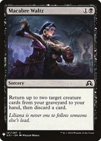 Macabre Waltz - The List Reprints - Magic: The Gathering card