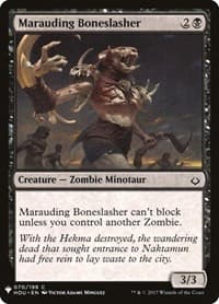 Marauding Boneslasher - The List Reprints - Magic: The Gathering card