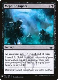 Mephitic Vapors - The List Reprints - Magic: The Gathering card