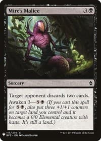 Mire's Malice - The List Reprints - Magic: The Gathering card