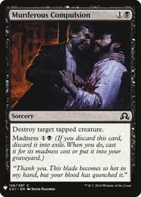 Murderous Compulsion - The List Reprints - Magic: The Gathering card