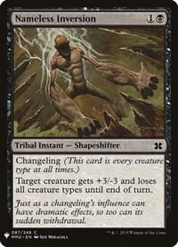 Nameless Inversion - The List Reprints - Magic: The Gathering card