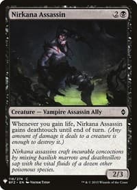 Nirkana Assassin - The List Reprints - Magic: The Gathering card