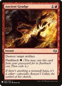 Ancient Grudge - The List Reprints - Magic: The Gathering card