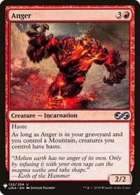 Anger (UMA) - The List Reprints - Magic: The Gathering card