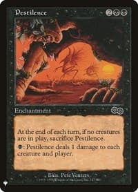 Pestilence - The List Reprints - Magic: The Gathering card