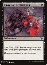 Phyrexian Reclamation - The List Reprints - Magic: The Gathering card