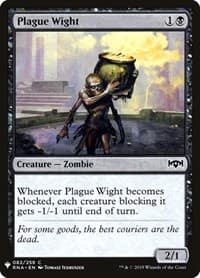 Plague Wight - The List Reprints - Magic: The Gathering card