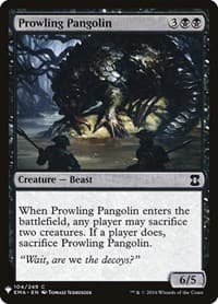 Prowling Pangolin - The List Reprints - Magic: The Gathering card