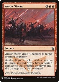 Arrow Storm - The List Reprints - Magic: The Gathering card