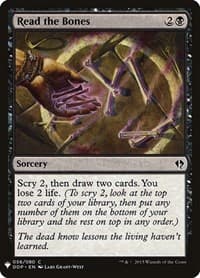 Read the Bones - The List Reprints - Magic: The Gathering card