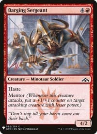 Barging Sergeant - The List Reprints - Magic: The Gathering card