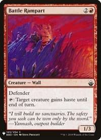 Battle Rampart - The List Reprints - Magic: The Gathering card