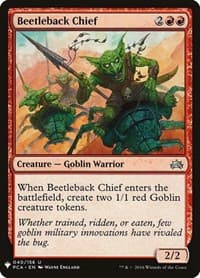 Beetleback Chief - The List Reprints - Magic: The Gathering card