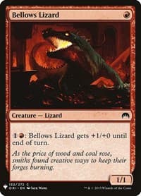 Bellows Lizard - The List Reprints - Magic: The Gathering card