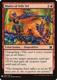 Blades of Velis Vel - The List Reprints - Magic: The Gathering card