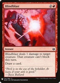 Blindblast - The List Reprints - Magic: The Gathering card