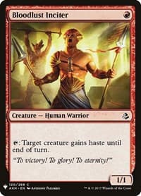 Bloodlust Inciter - The List Reprints - Magic: The Gathering card