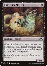 Rotfeaster Maggot - The List Reprints - Magic: The Gathering card