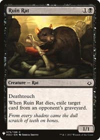 Ruin Rat - The List Reprints - Magic: The Gathering card