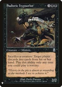 Sadistic Hypnotist - The List Reprints - Magic: The Gathering card