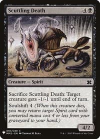 Scuttling Death - The List Reprints - Magic: The Gathering card