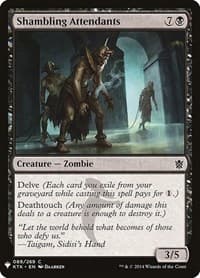 Shambling Attendants - The List Reprints - Magic: The Gathering card