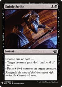 Subtle Strike - The List Reprints - Magic: The Gathering card