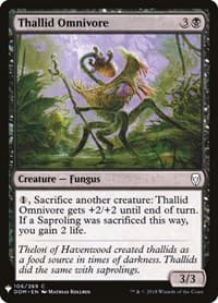 Thallid Omnivore - The List Reprints - Magic: The Gathering card