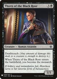 Thorn of the Black Rose - The List Reprints - Magic: The Gathering card