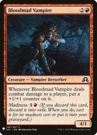 Bloodmad Vampire - The List Reprints - Magic: The Gathering card