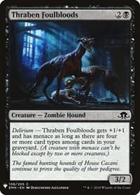 Thraben Foulbloods - The List Reprints - Magic: The Gathering card